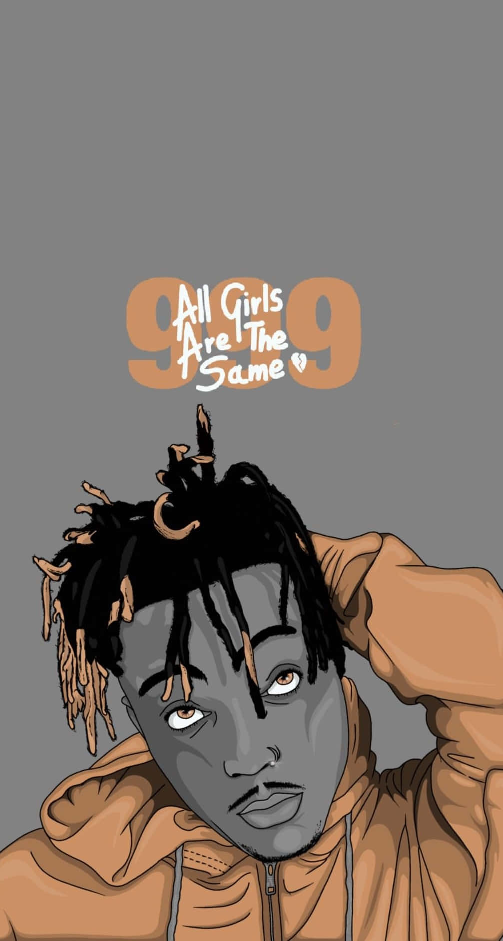 Juice WRLD, digi-art, dreadlocks, HD Phone Wallpaper