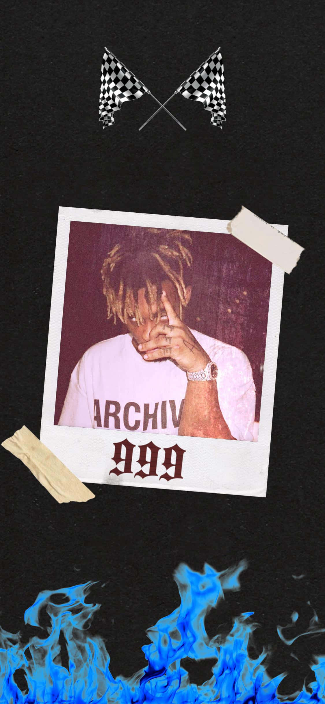 Juice Wrld, iPhone, black background, Full HD Phone Wallpaper