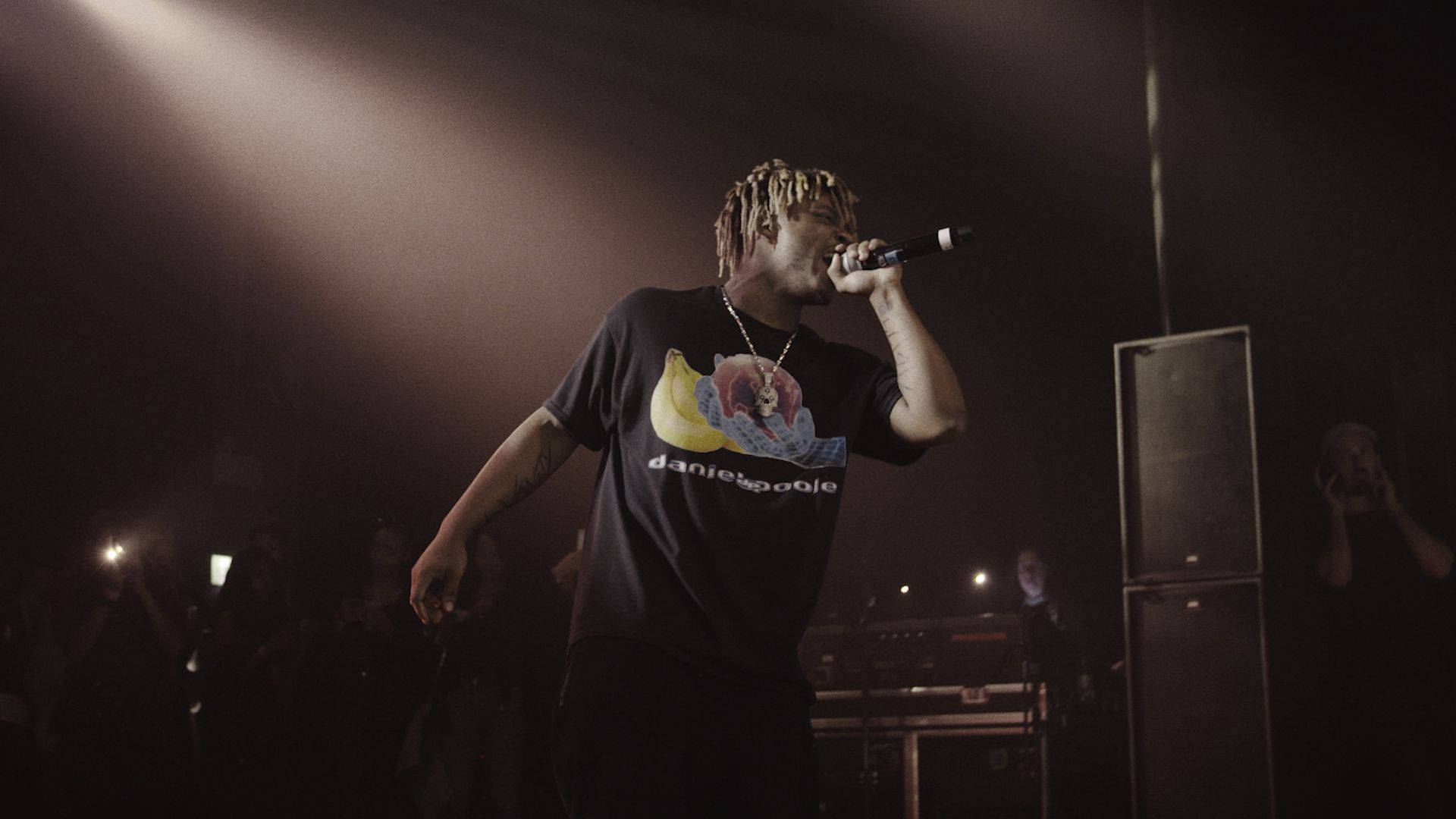 Juice Wrld, performing live, spotlight, Full HD Desktop Wallpaper
