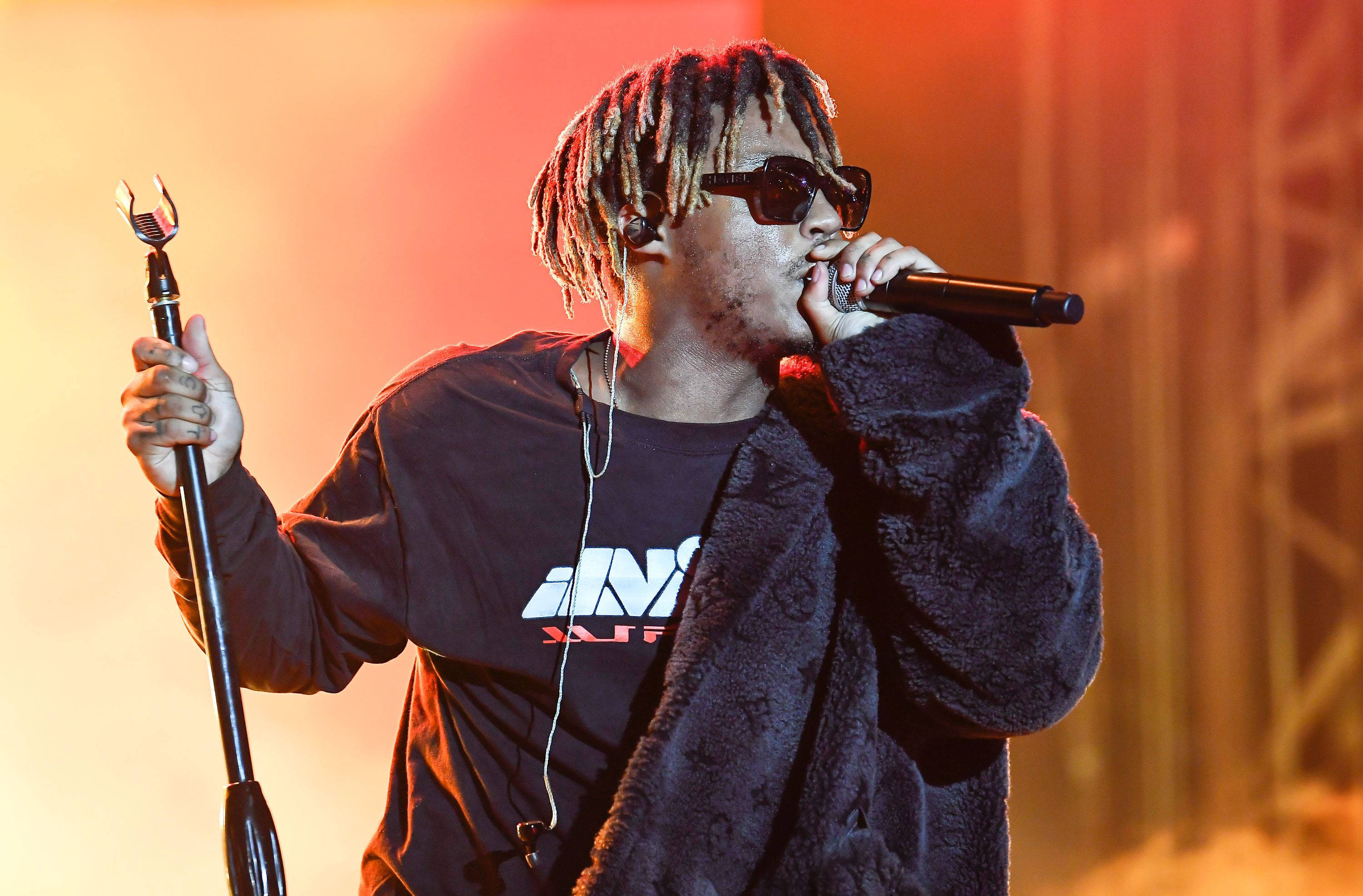 Juice Wrld, dreadlocks, sunglasses, 2K Desktop Wallpaper