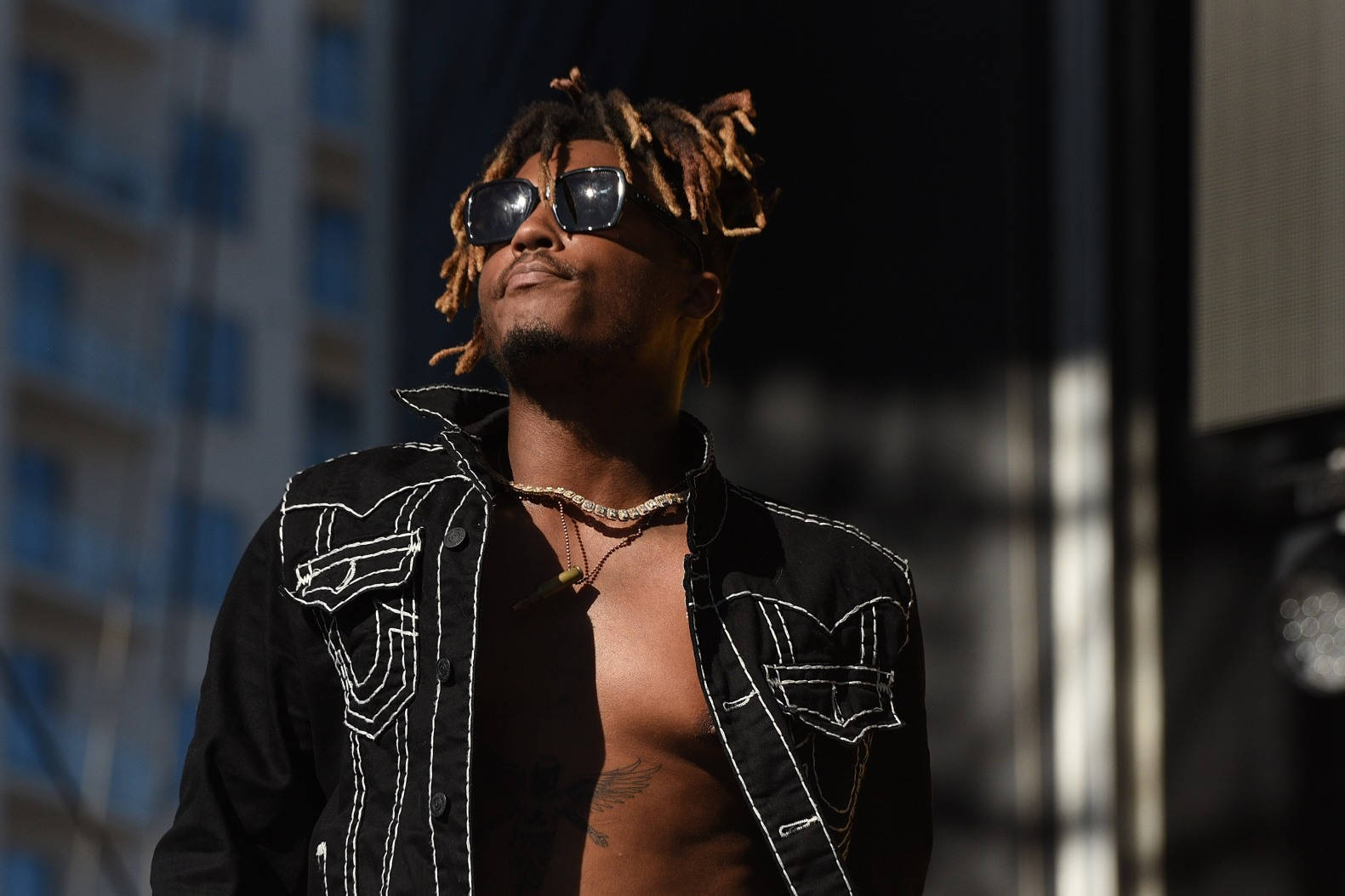 Juice Wrld, dreadlocks, sunglasses, HD Desktop Wallpaper