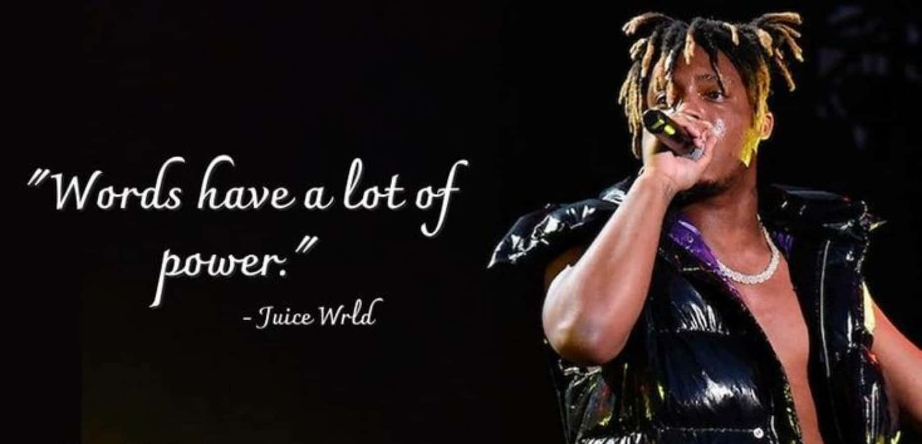 Juice Wrld, mic, stage, HD Desktop Wallpaper