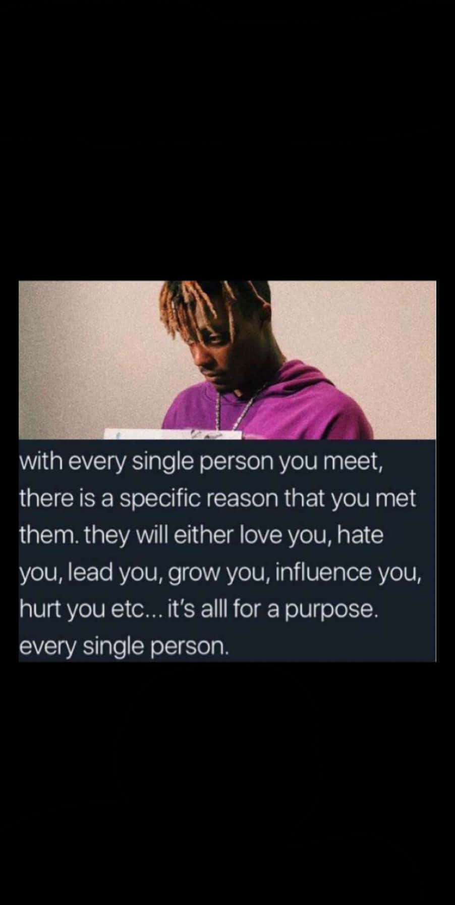 Juice Wrld, purple hoodie, braided hair, HD Phone Wallpaper