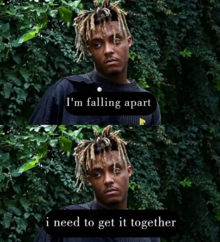 Juice WRLD, dreadlocks, dense green foliage, SD Phone Wallpaper