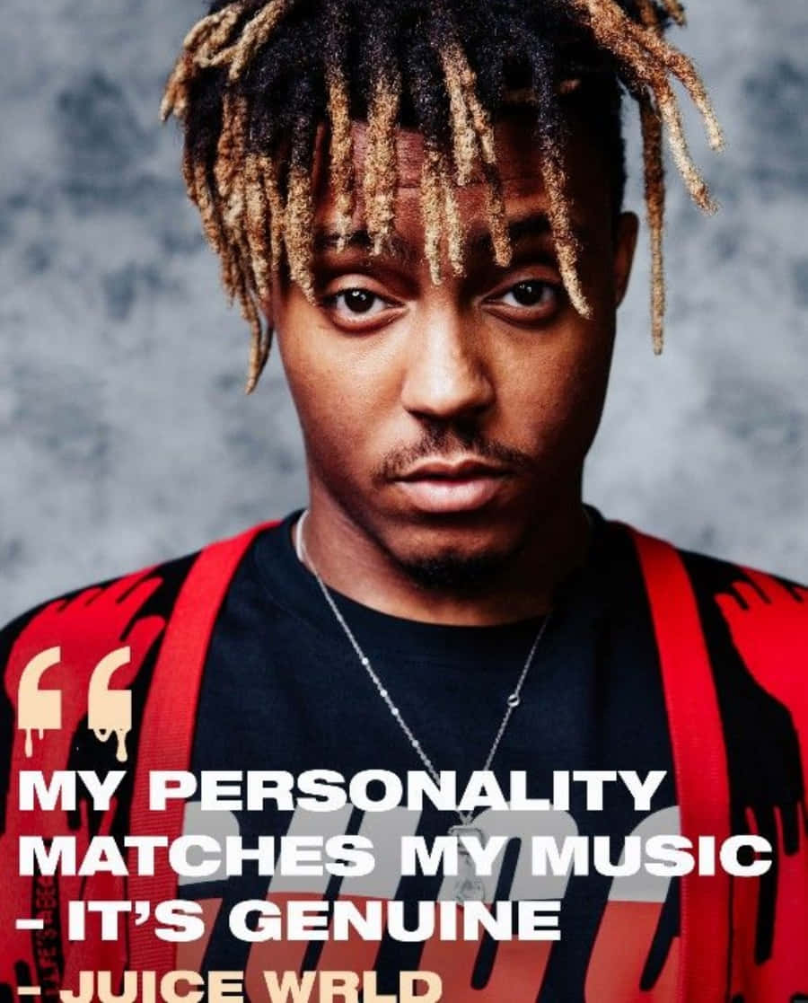 Juice WRLD, braided hair, red suspenders, SD Phone Wallpaper
