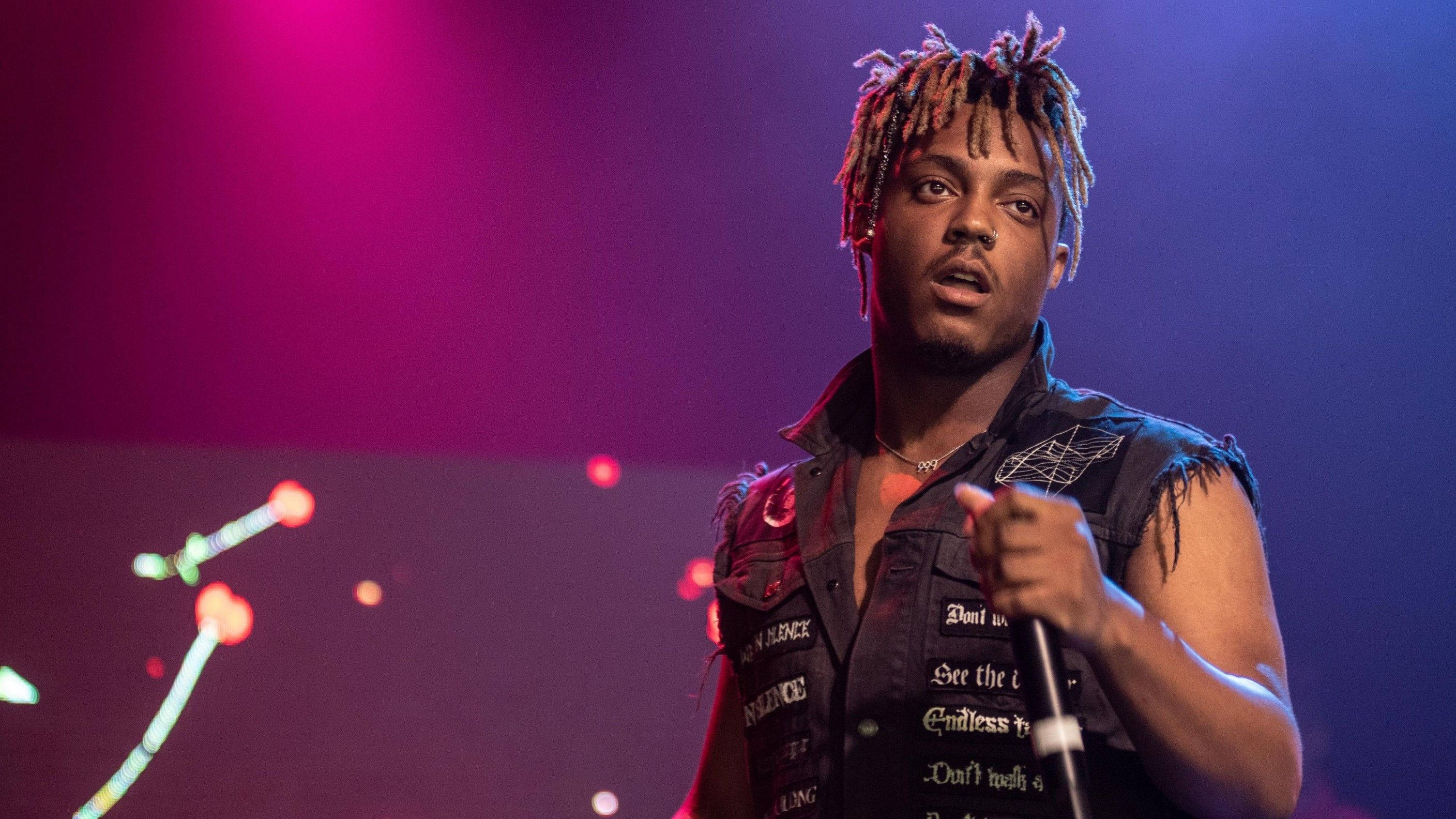 Juice Wrld, 999, concert stage, 2K Desktop Wallpaper