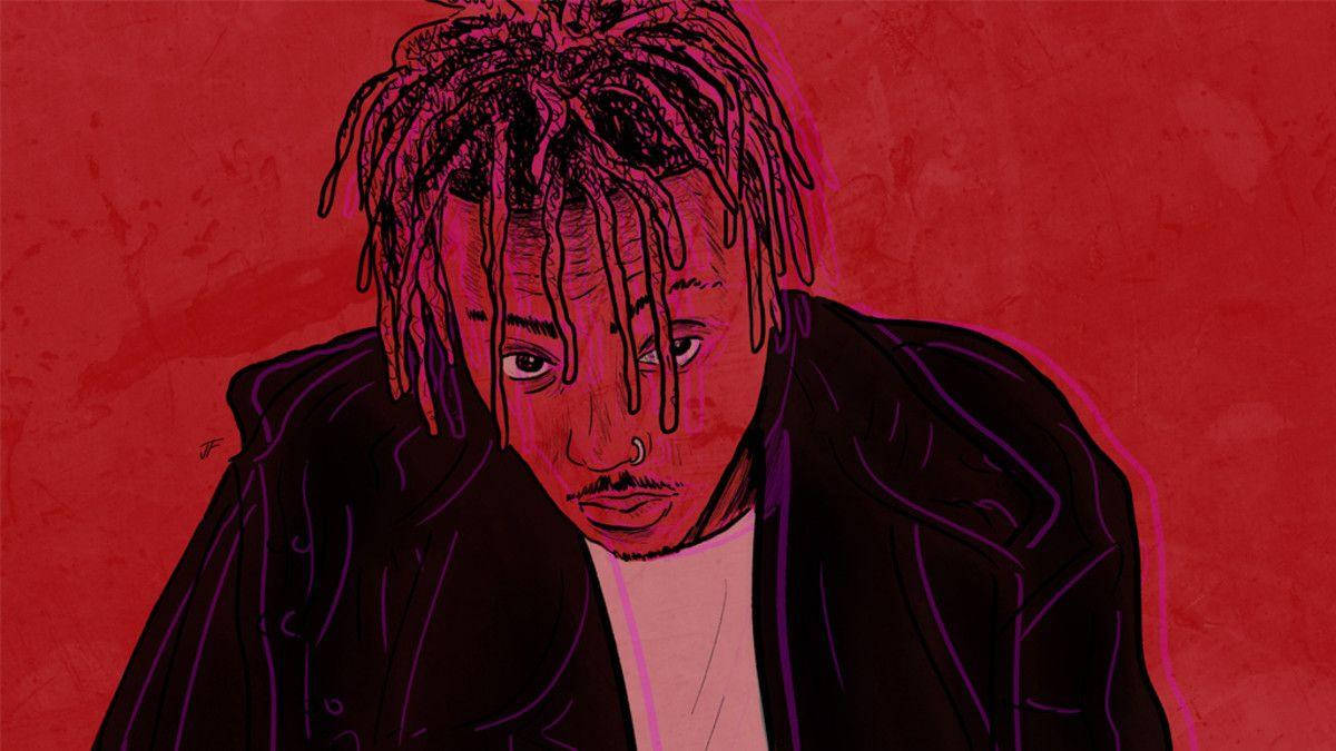 Juice Wrld, nose ring, dreadlocks, SD Desktop Wallpaper