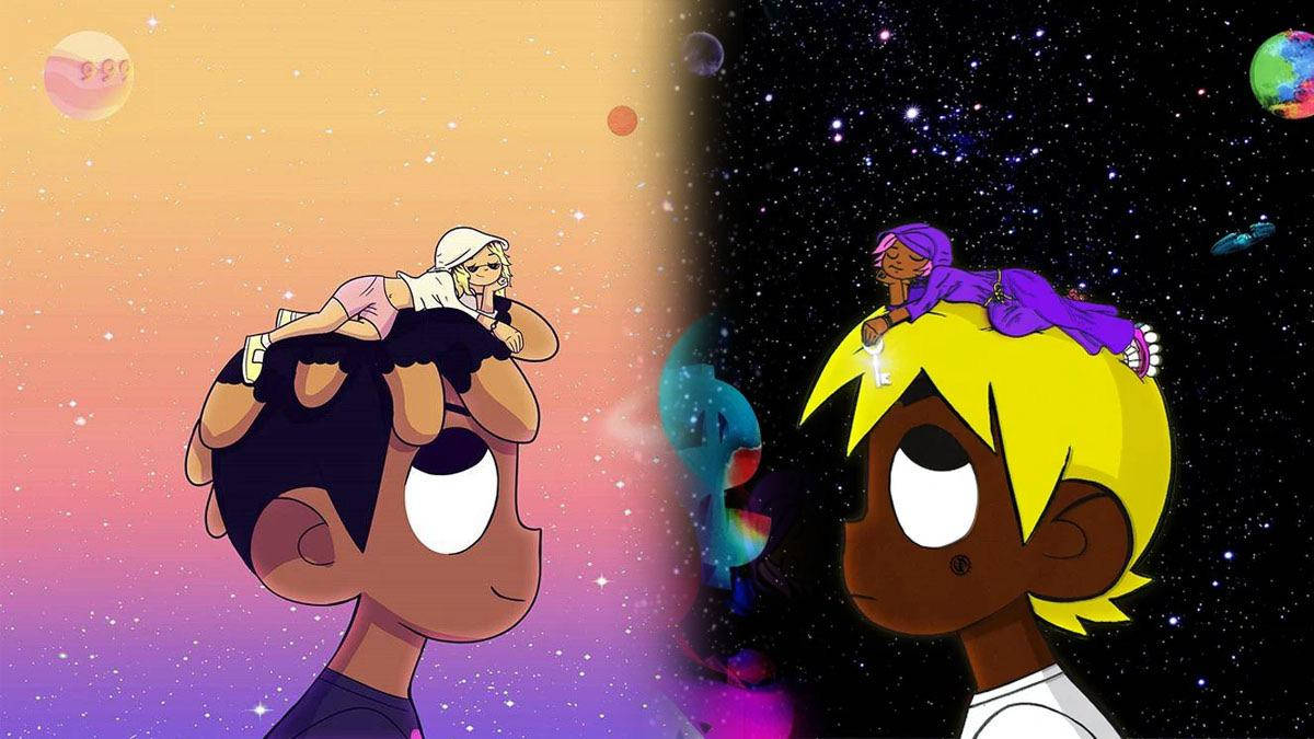 Juice Wrld, big eyes, cosmic divide, SD Desktop Wallpaper