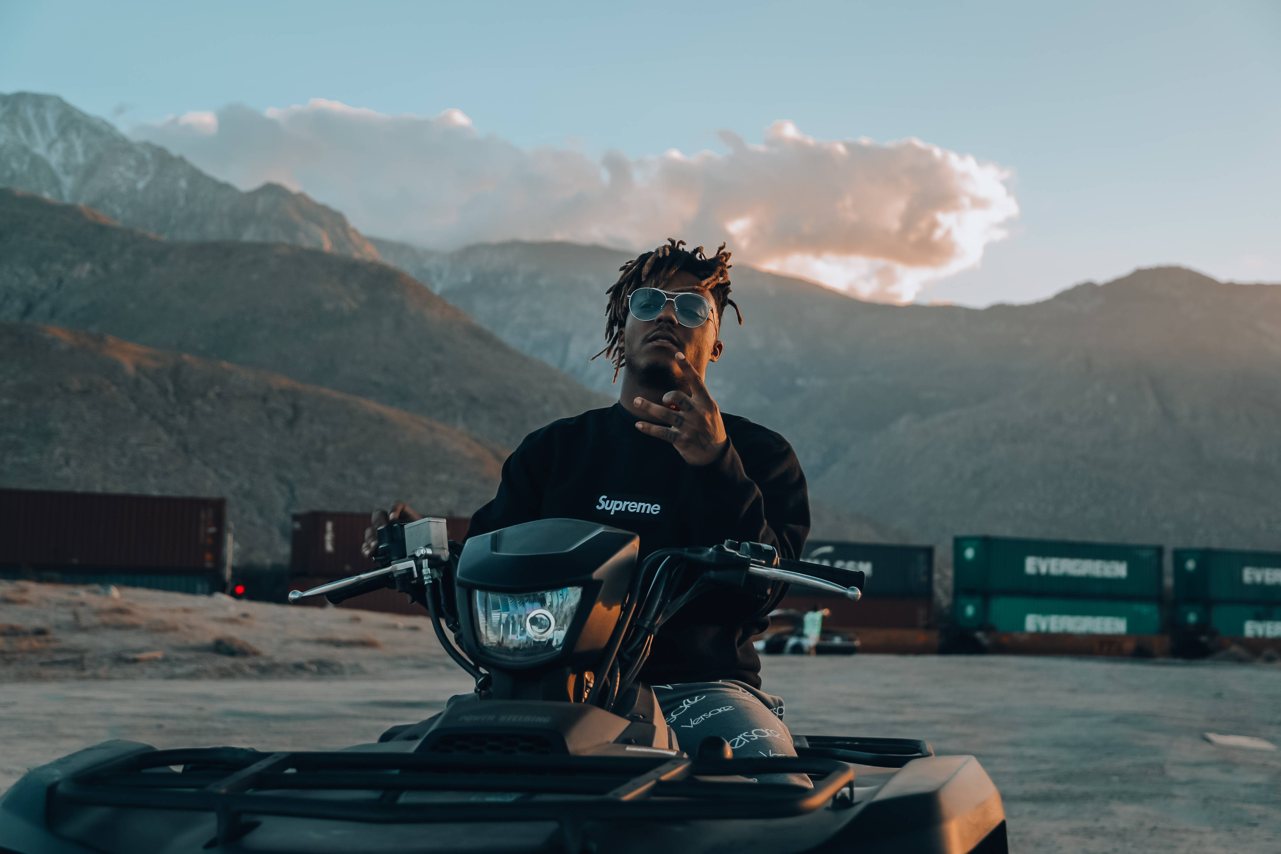 Juice Wrld, ATV, Supreme hoodie, 4K Desktop Wallpaper