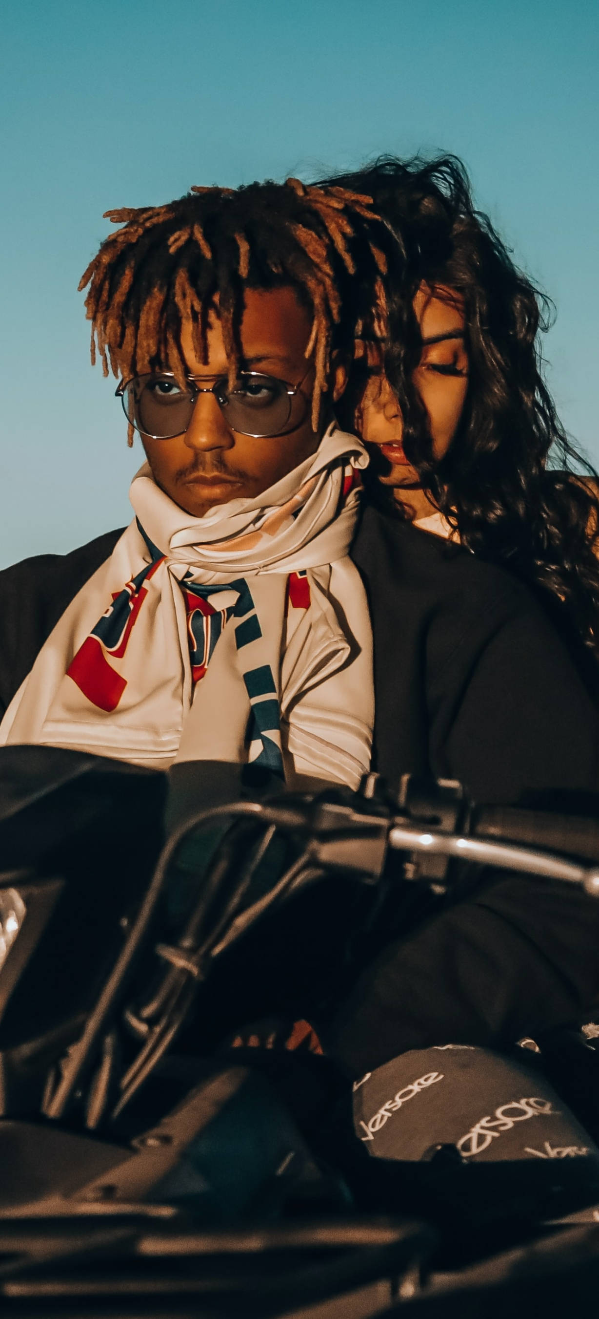 Juice Wrld, dreadlocks, glasses, 2K Phone Wallpaper