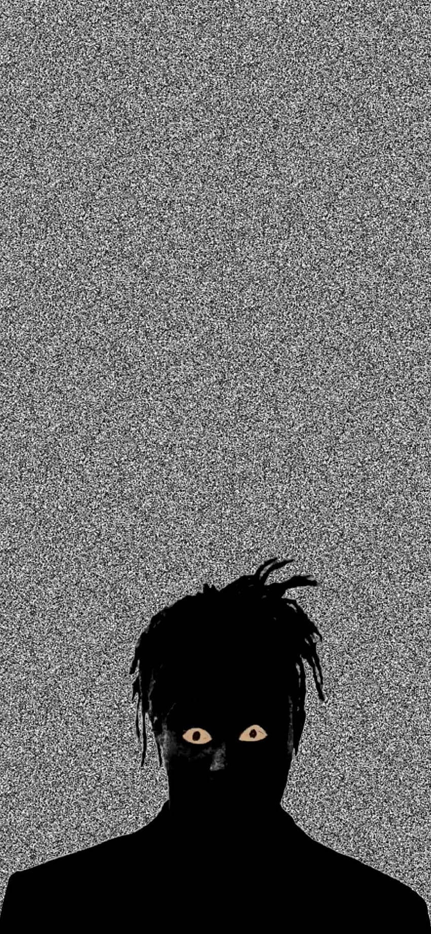 Juice Wrld, scary eyes, phone, HD Phone Wallpaper