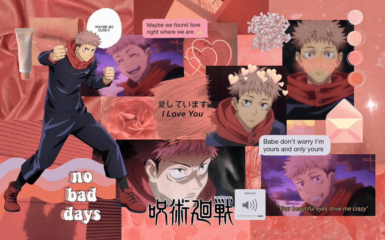 Jujutsu Kaisen, male character, dynamic poses, HD Desktop Wallpaper