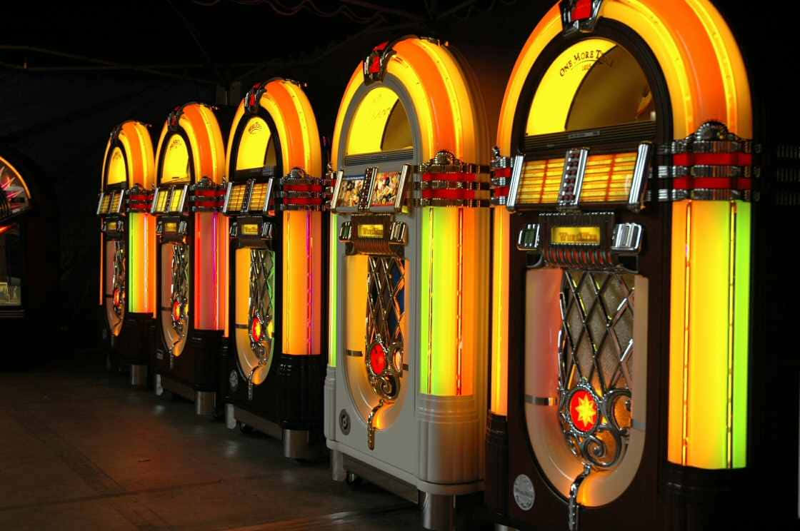 retro jukebox, diner, vintage jukeboxes, SD Desktop Wallpaper