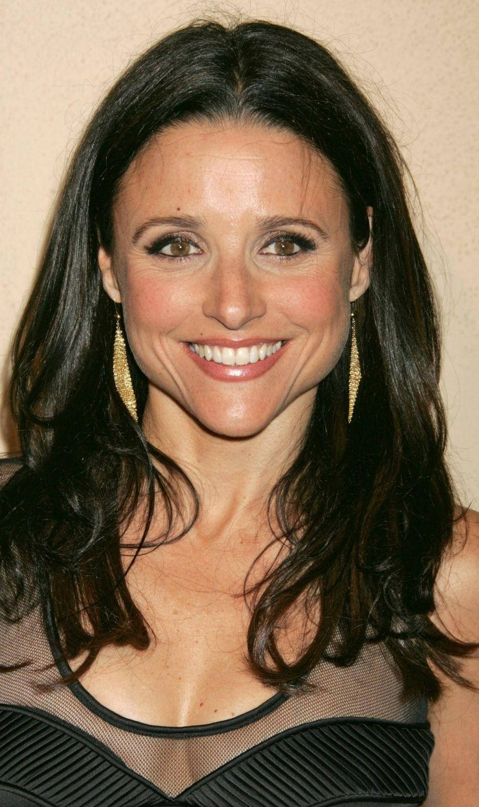 Julia Louis-Dreyfus, 14th Annual Women in Hollywood, black mesh top, HD Phone Wallpaper