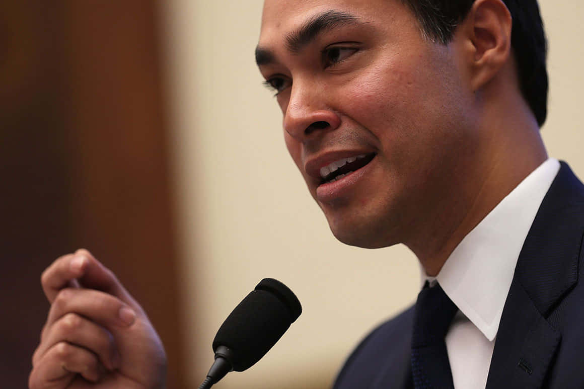 Julian Castro, dark suit, tie, SD Desktop Wallpaper