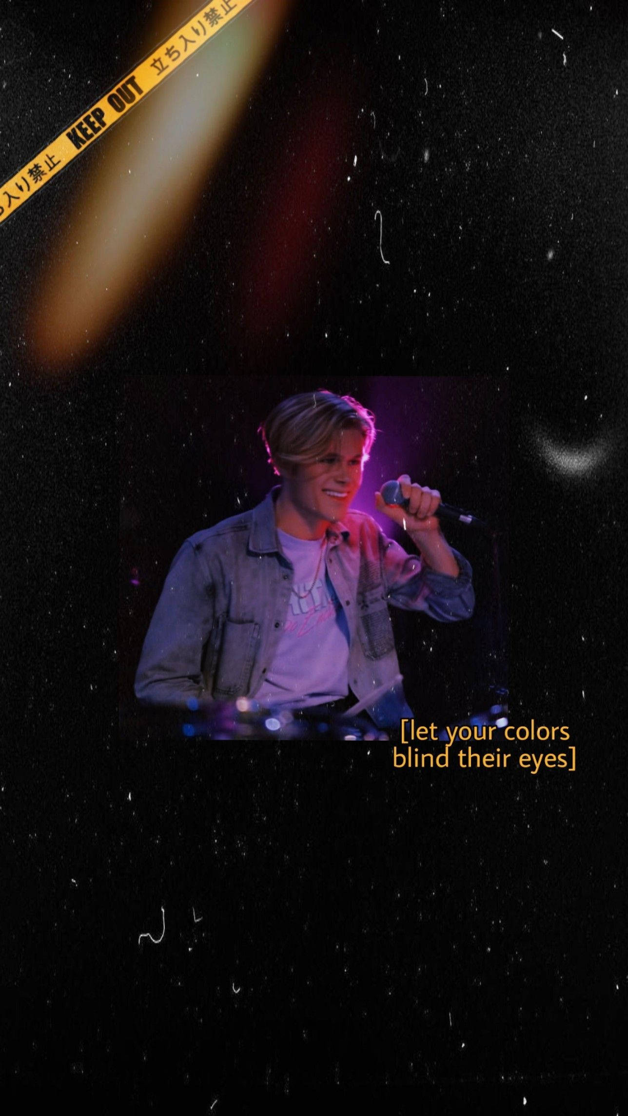 Julie And The Phantoms, denim, purple lights, Full HD Phone Wallpaper
