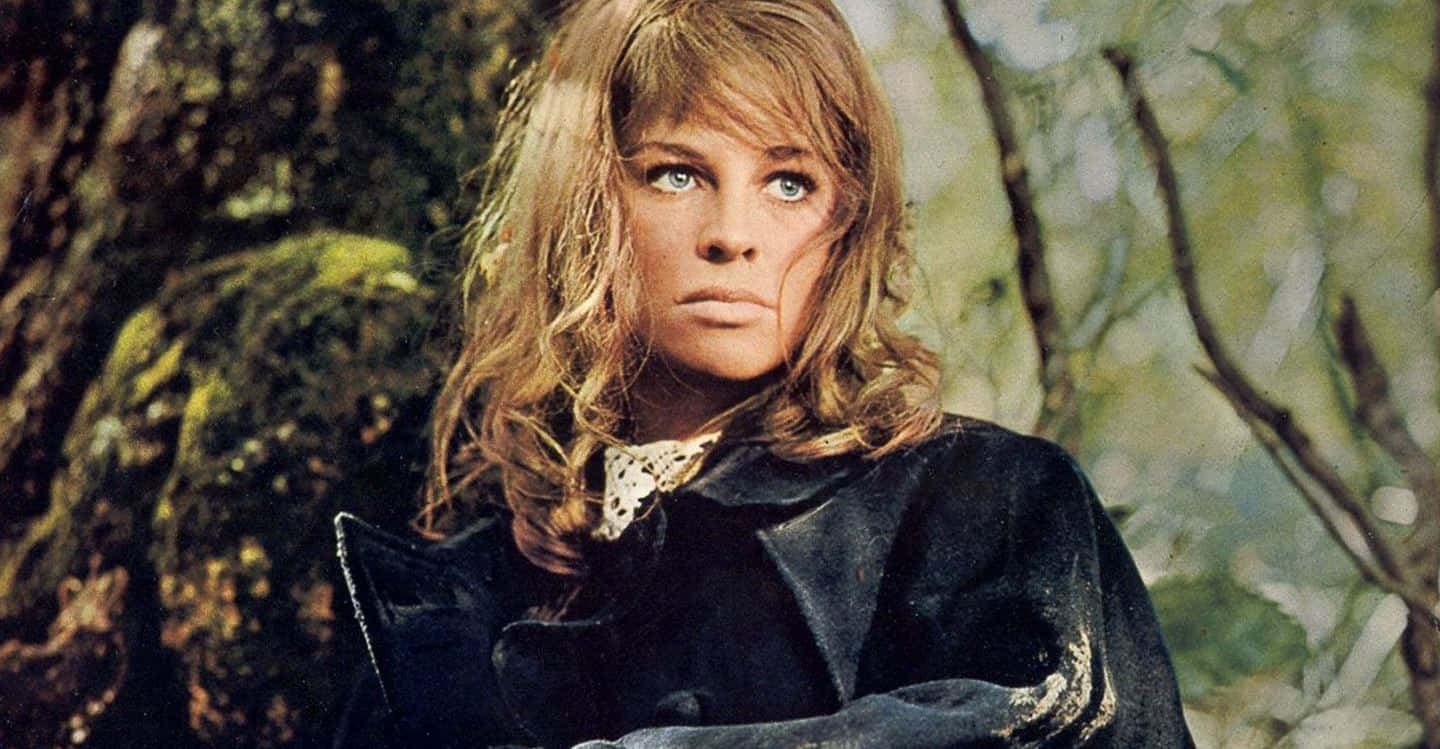 Julie Christie, tousled blonde hair, intense blue eyes, HD Desktop Wallpaper