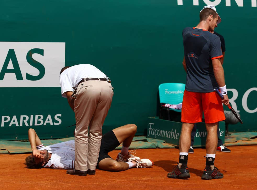 Julien Benneteau, clay court, medical worker, SD Desktop Wallpaper