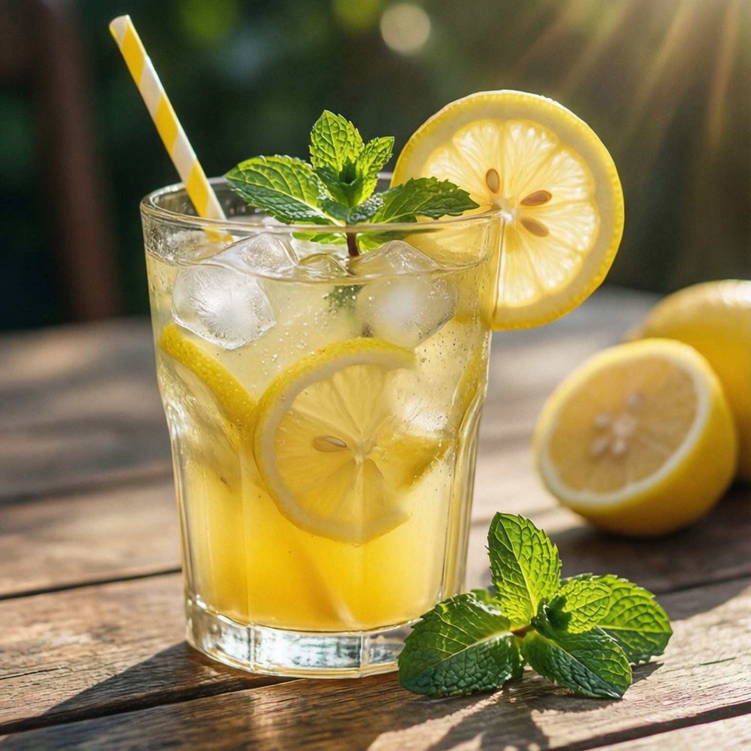 June, lemonade, ice mint, HD Desktop Wallpaper