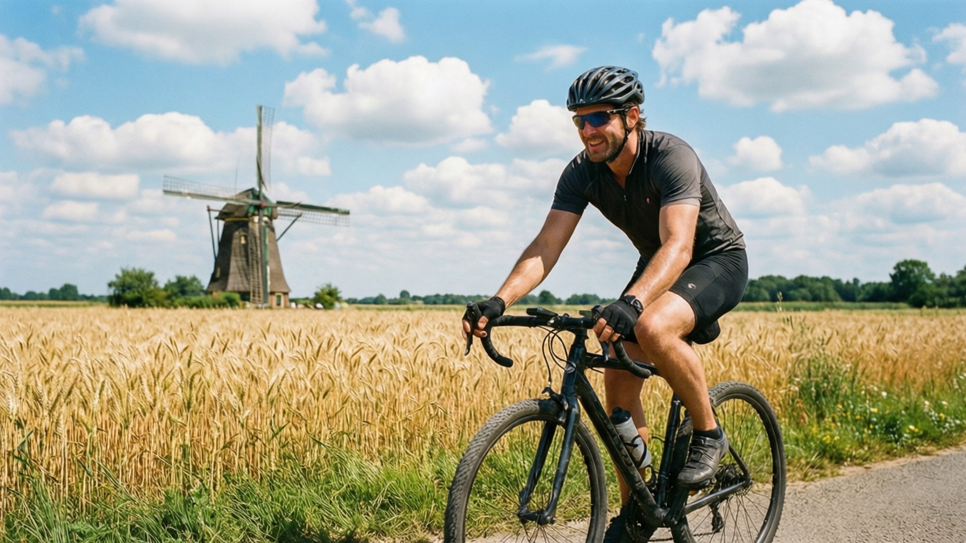 June, countryside ride, rural road, Full HD Desktop Wallpaper