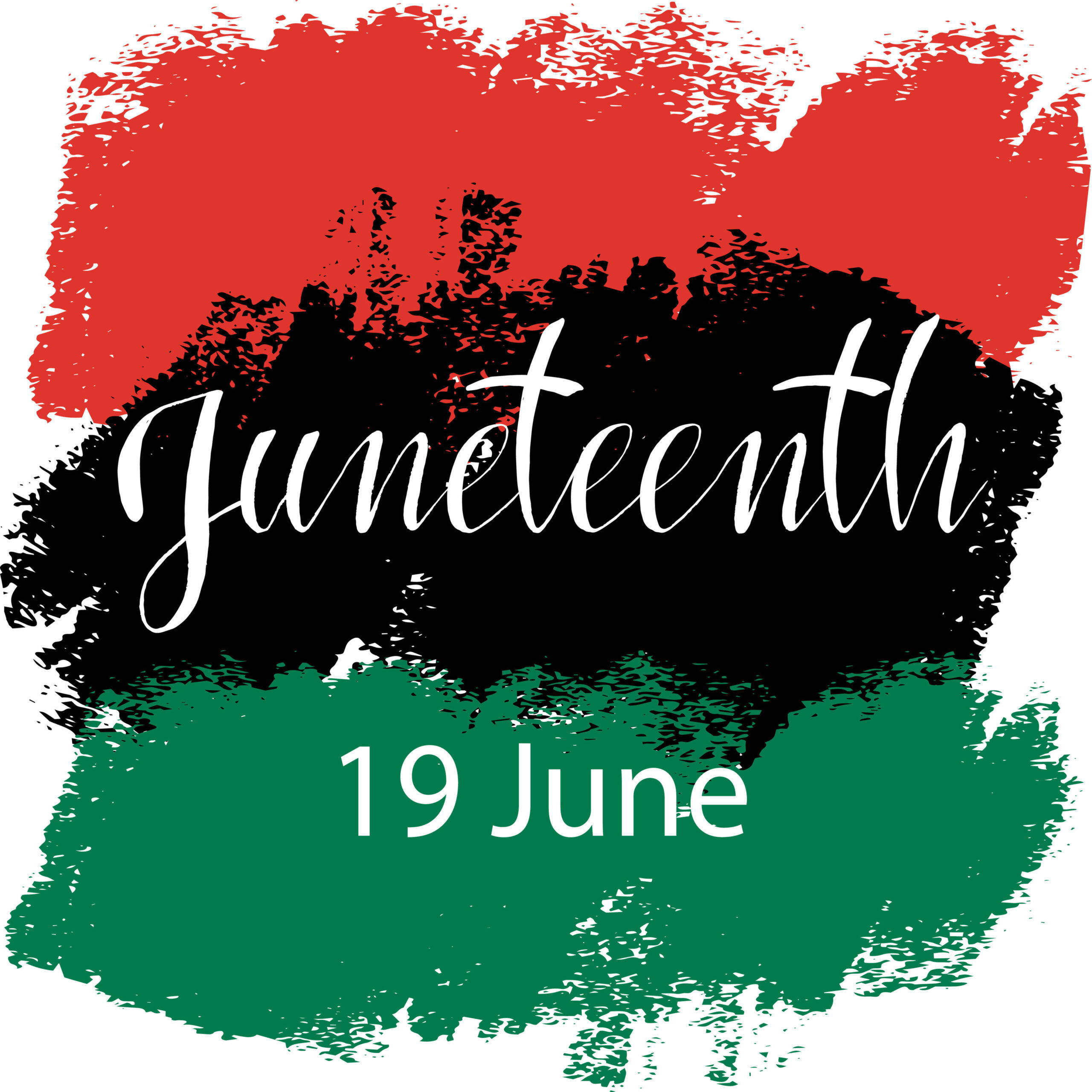 Juneteenth, red, black, 2K Desktop Wallpaper