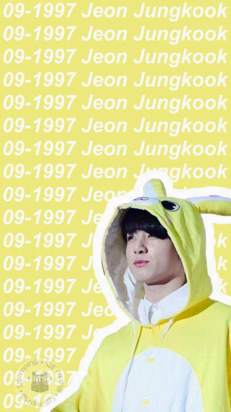 yellow bunny onesie, repeating yellow background, white text, HD Phone Wallpaper