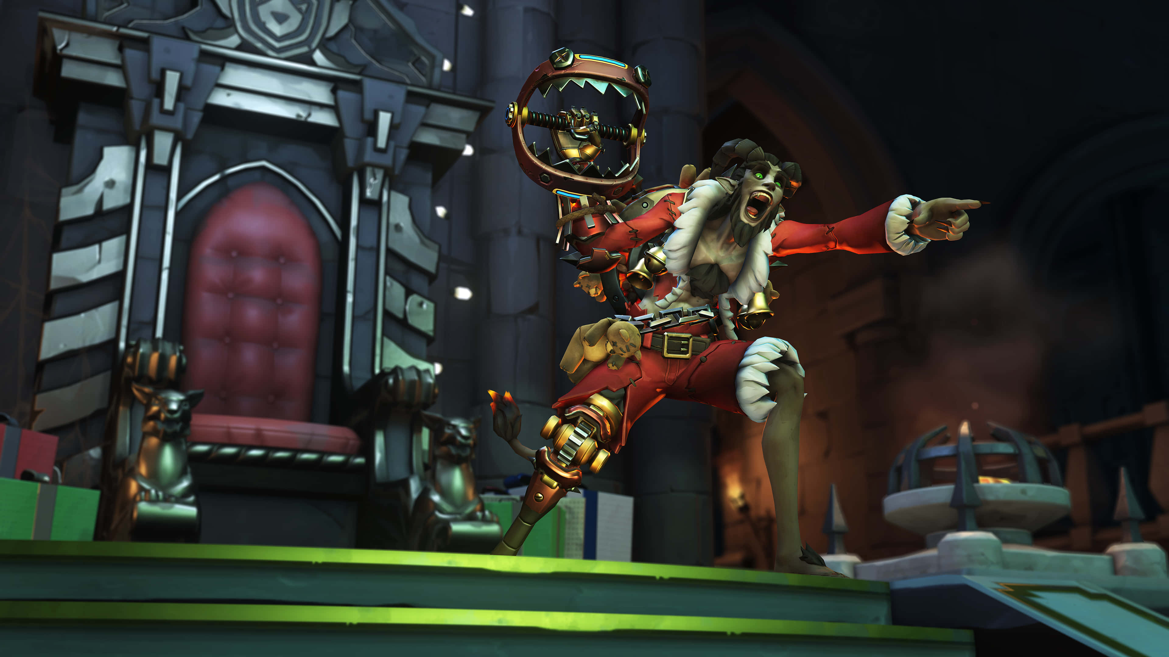 Junkrat, steampunk pirate, mechanical limbs, 4K Desktop Wallpaper