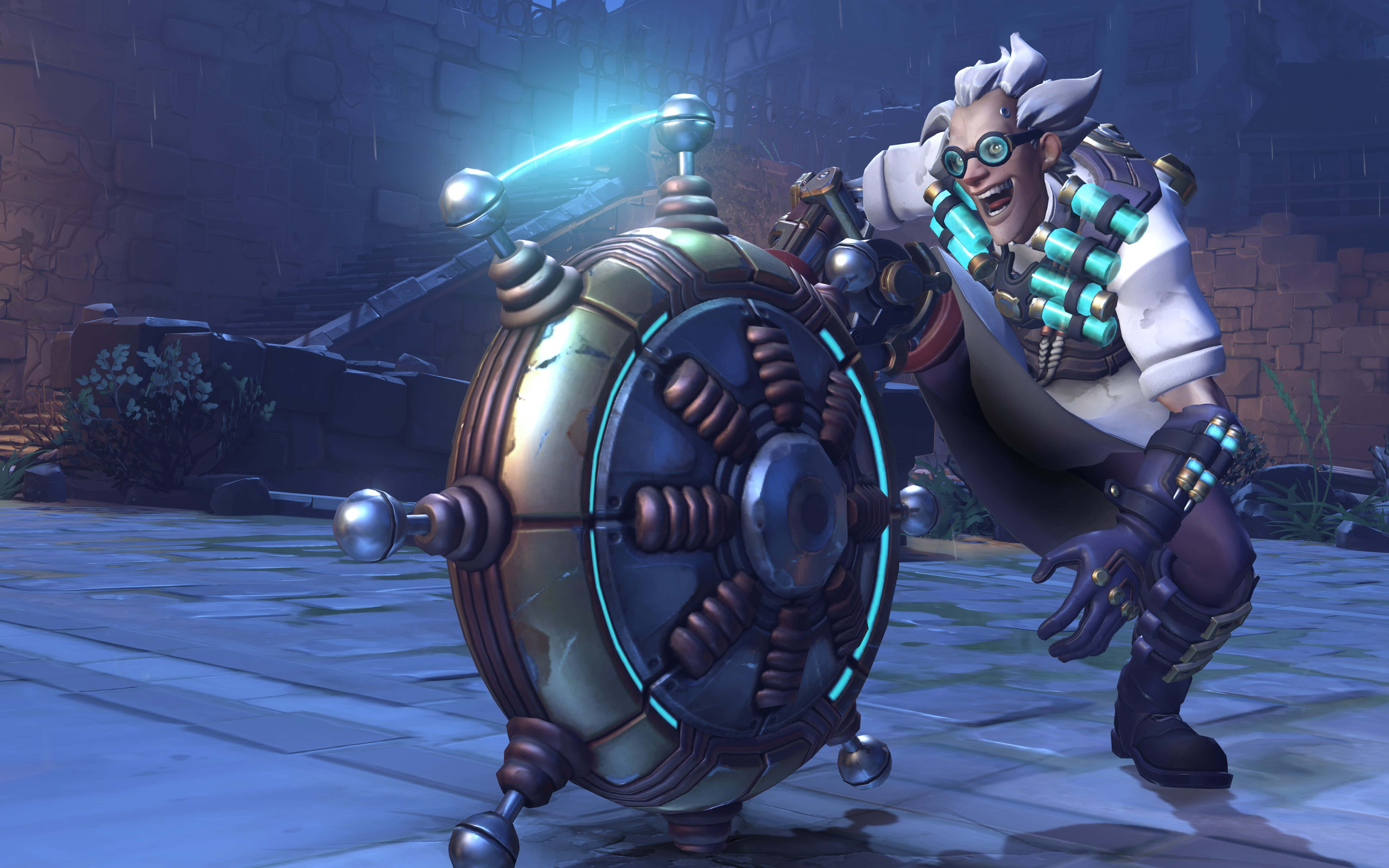 Junkrat, steampunk inventor, goggles, 5K Desktop Wallpaper