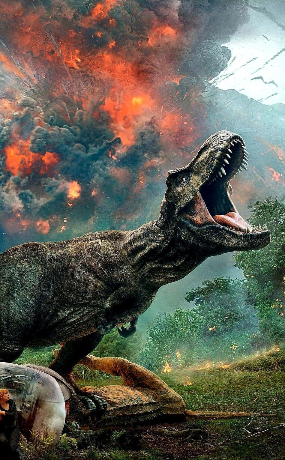 Blue, Jurassic World, tyrannosaurus rex, HD Phone Wallpaper