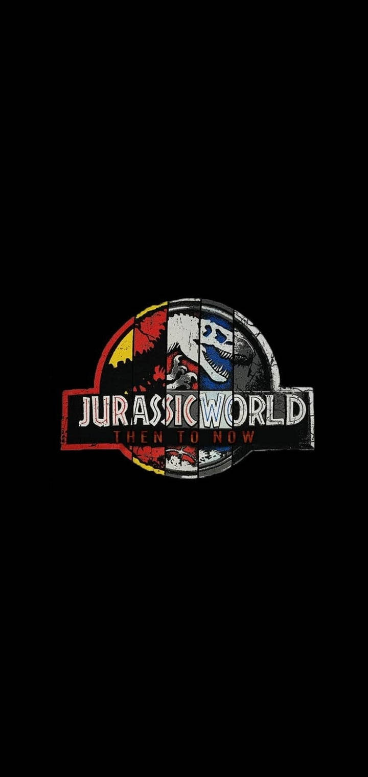 Jurassic World, black background, dinosaurs, HD Phone Wallpaper