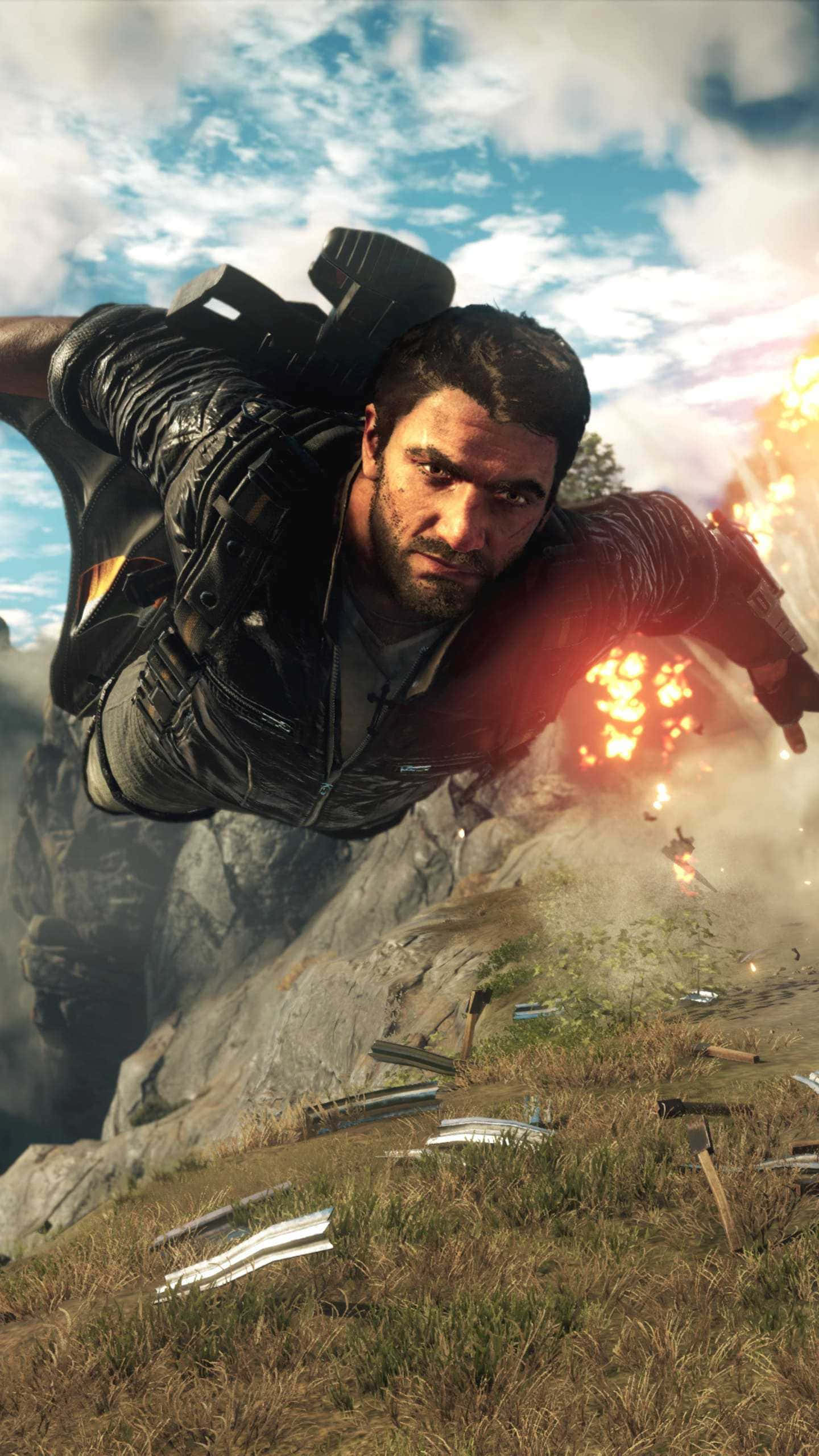 Just Cause 1, man, tactical gear, 2K Phone Wallpaper