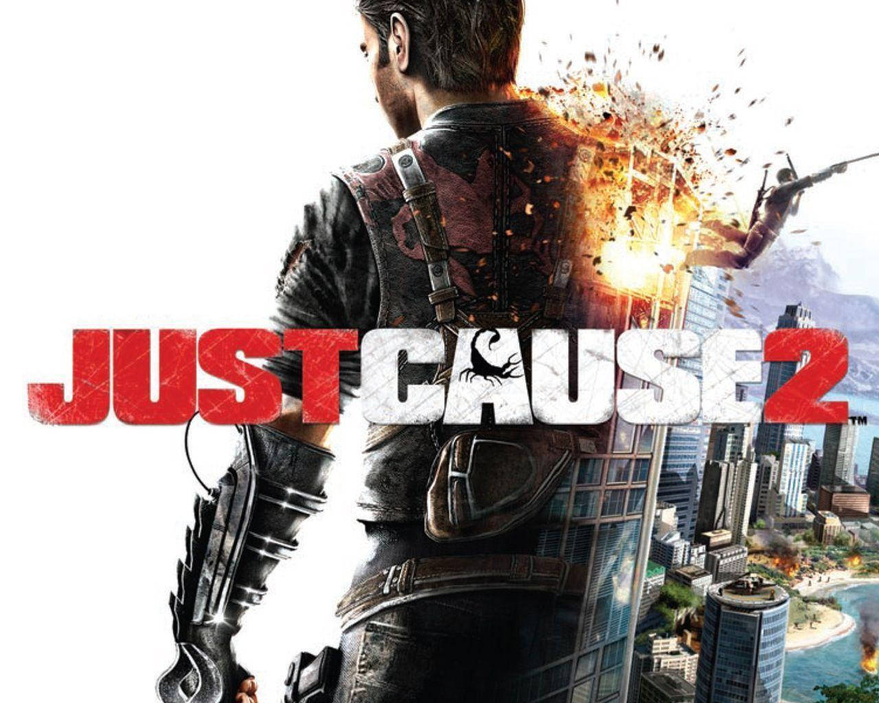 Just Cause 2, tactical gear, explosions, HD Desktop Wallpaper