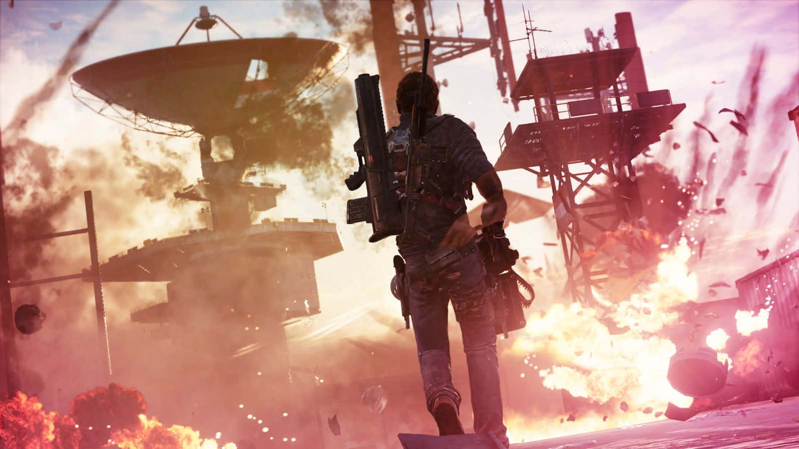 Just Cause 3, explosive action, soldier, HD Desktop Wallpaper