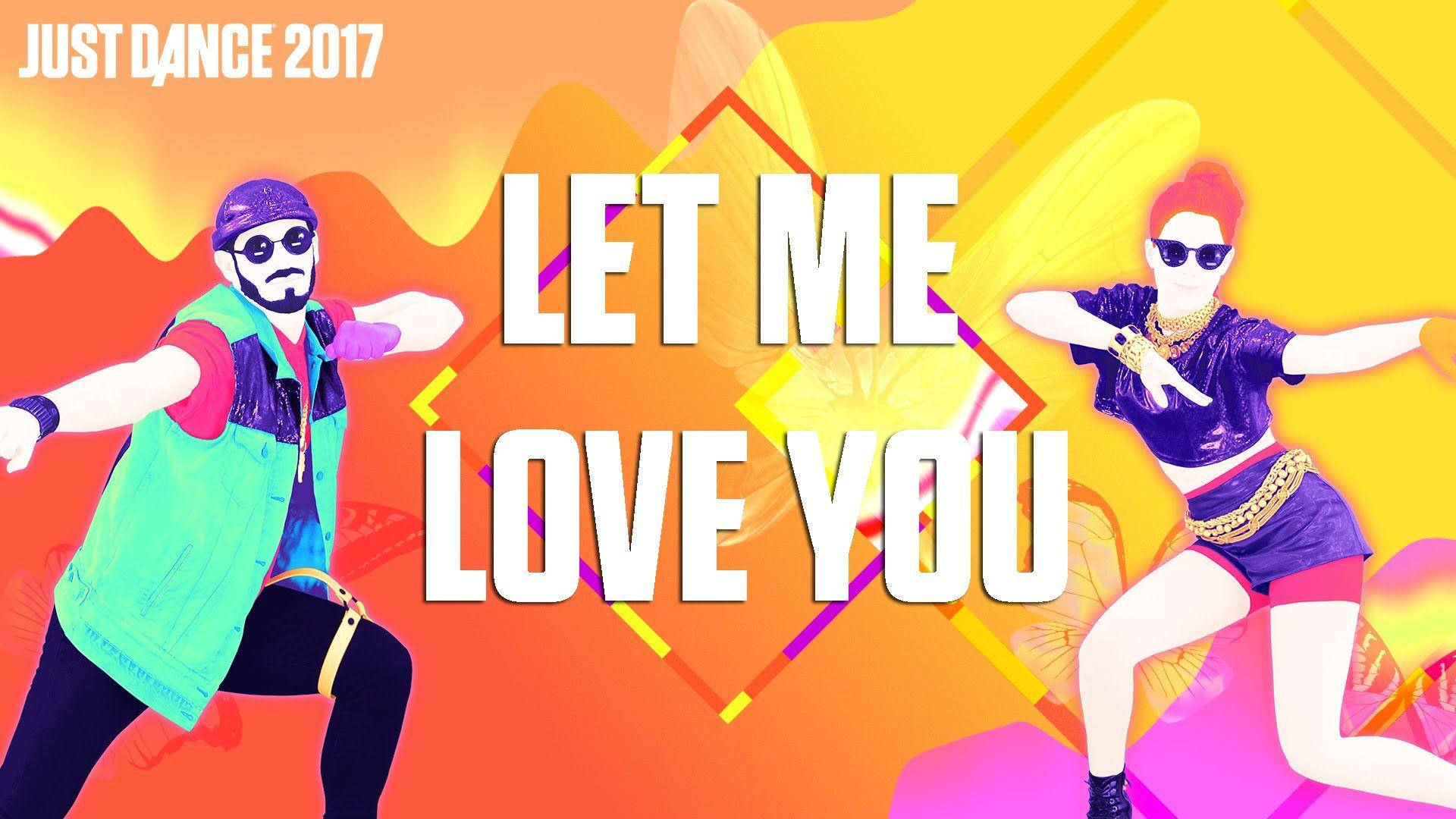 Just Dance 2017, Let Me Love You, neon outfits, Full HD Desktop Wallpaper
