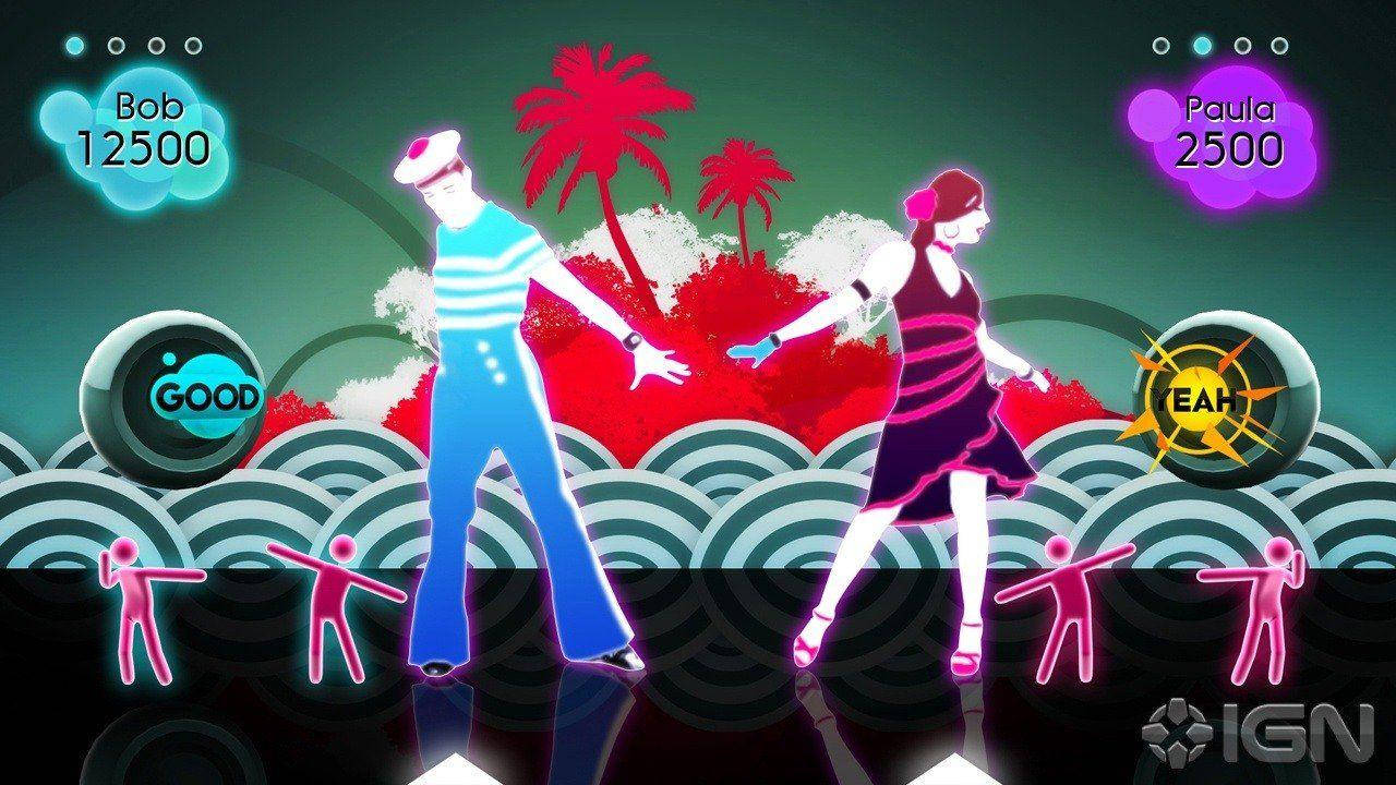 Just Dance 2, Ballroom Outfits, neon-dressed dancers, HD Desktop Wallpaper