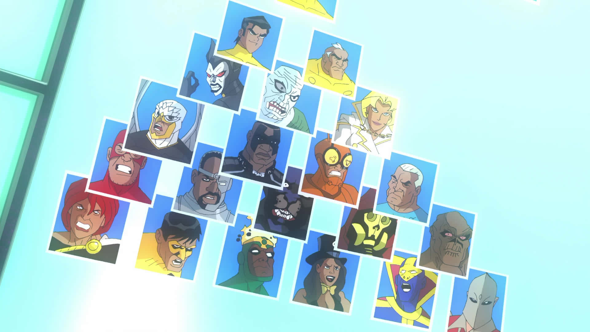 Justice League, Crisis on Two Earths, anime-style character portraits, Full HD Desktop Wallpaper