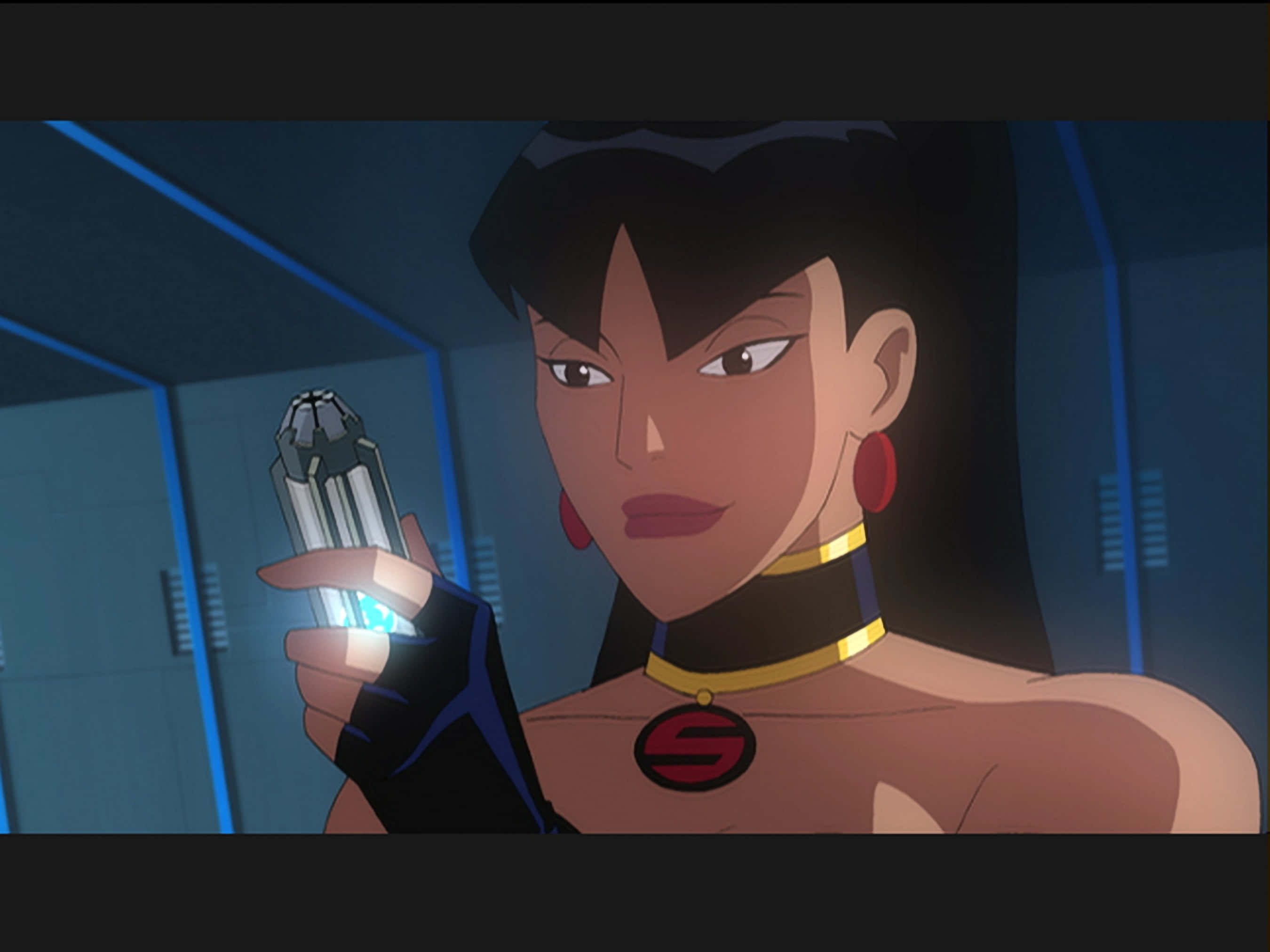 Justice League Crisis On Two Earths, anime woman, high-tech room, 2K Desktop Wallpaper