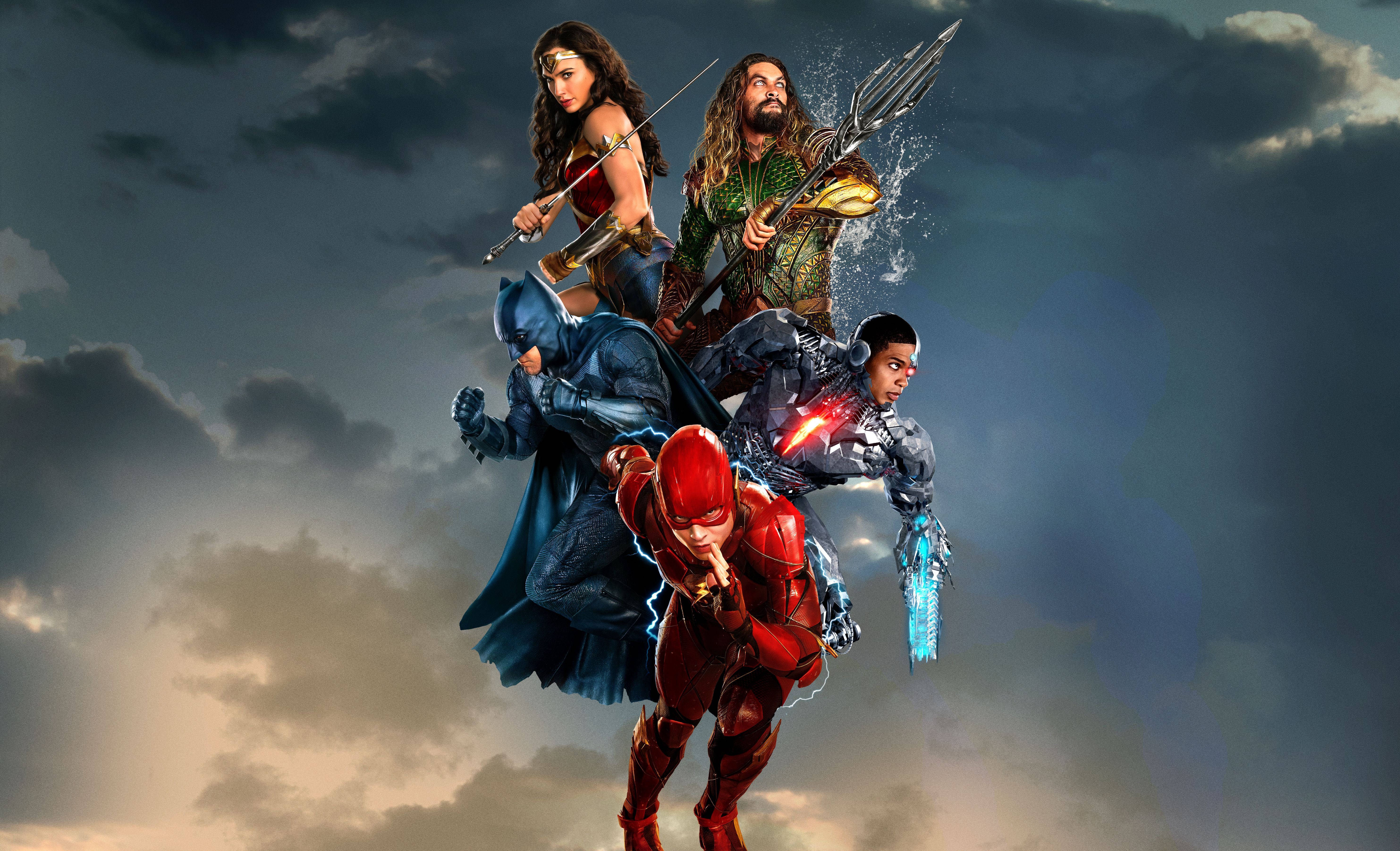 Justice League, film, fanart, 5K Desktop Wallpaper