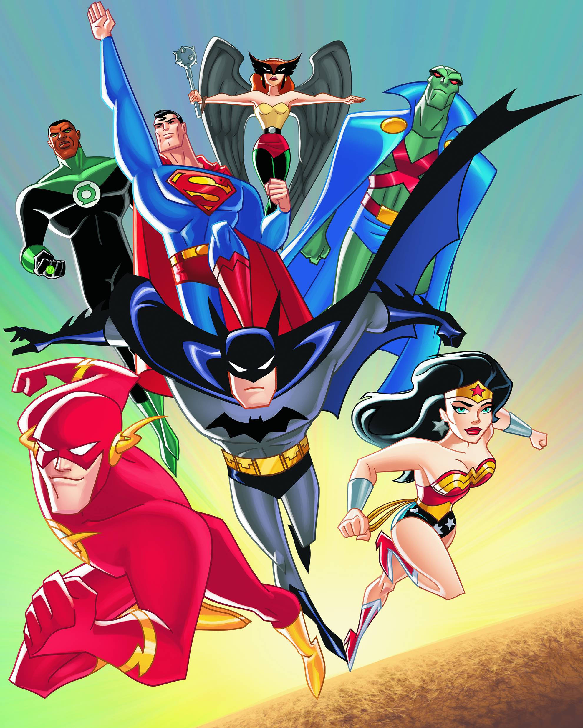 Justice League, cartoon, phone, Full HD Phone Wallpaper