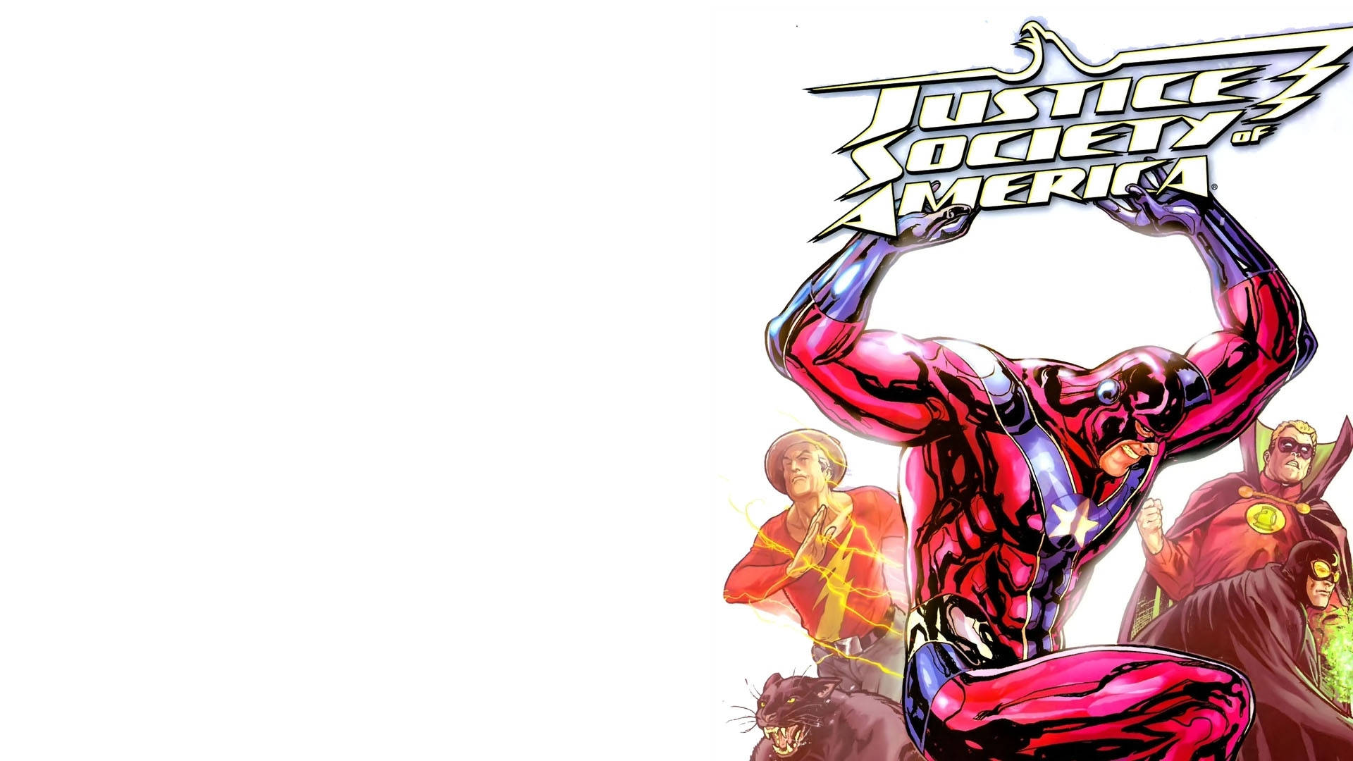 Justice Society Of America, hero squad, comic book heroes, Full HD Desktop Wallpaper