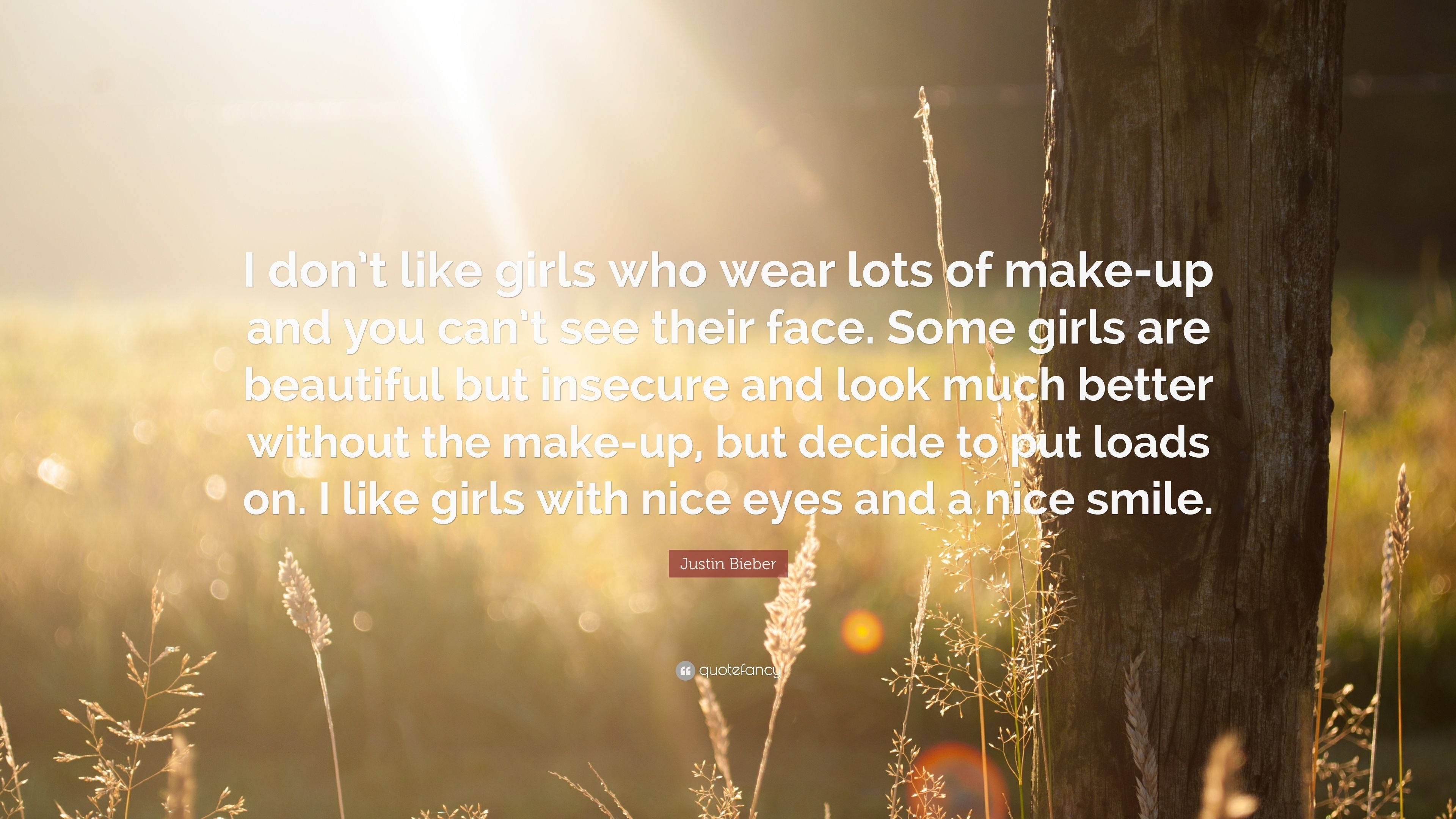 Justin Bieber, insecure girls quote, sunlight, 4K Desktop Wallpaper