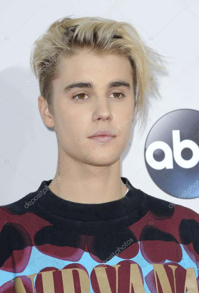 Justin Bieber, 2015, Nirvana graphic sweater, SD Phone Wallpaper