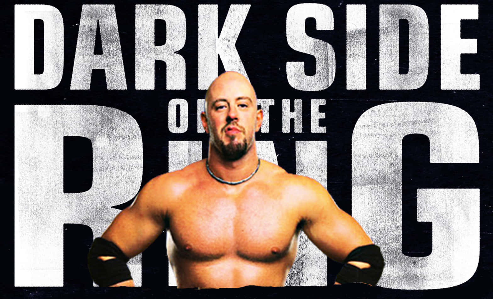 Justin Credible, Dark Side of the Ring, black background, HD Desktop Wallpaper