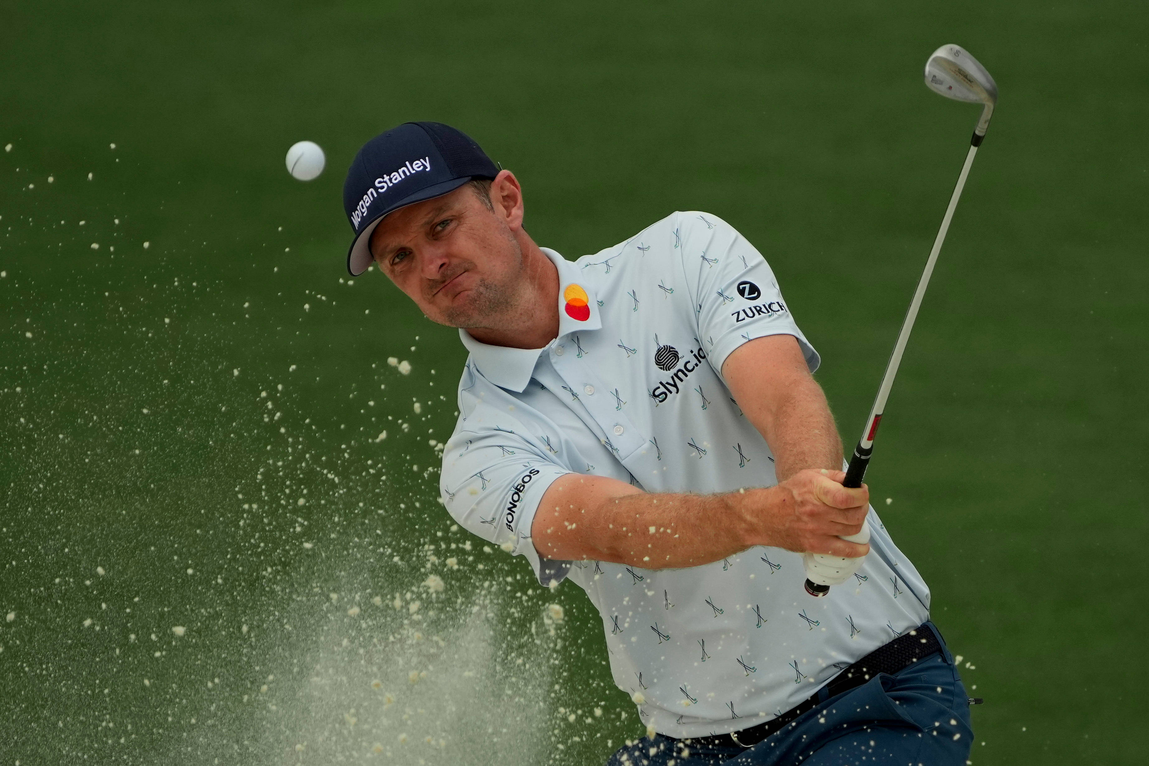 Justin Rose, golf ball, sand wedge, 2K Desktop Wallpaper