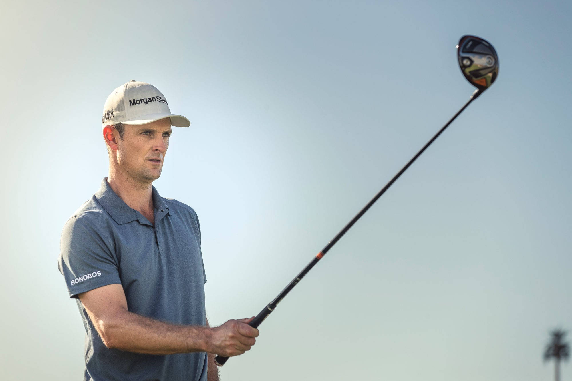 Justin Rose, driver, grey polo, Full HD Desktop Wallpaper