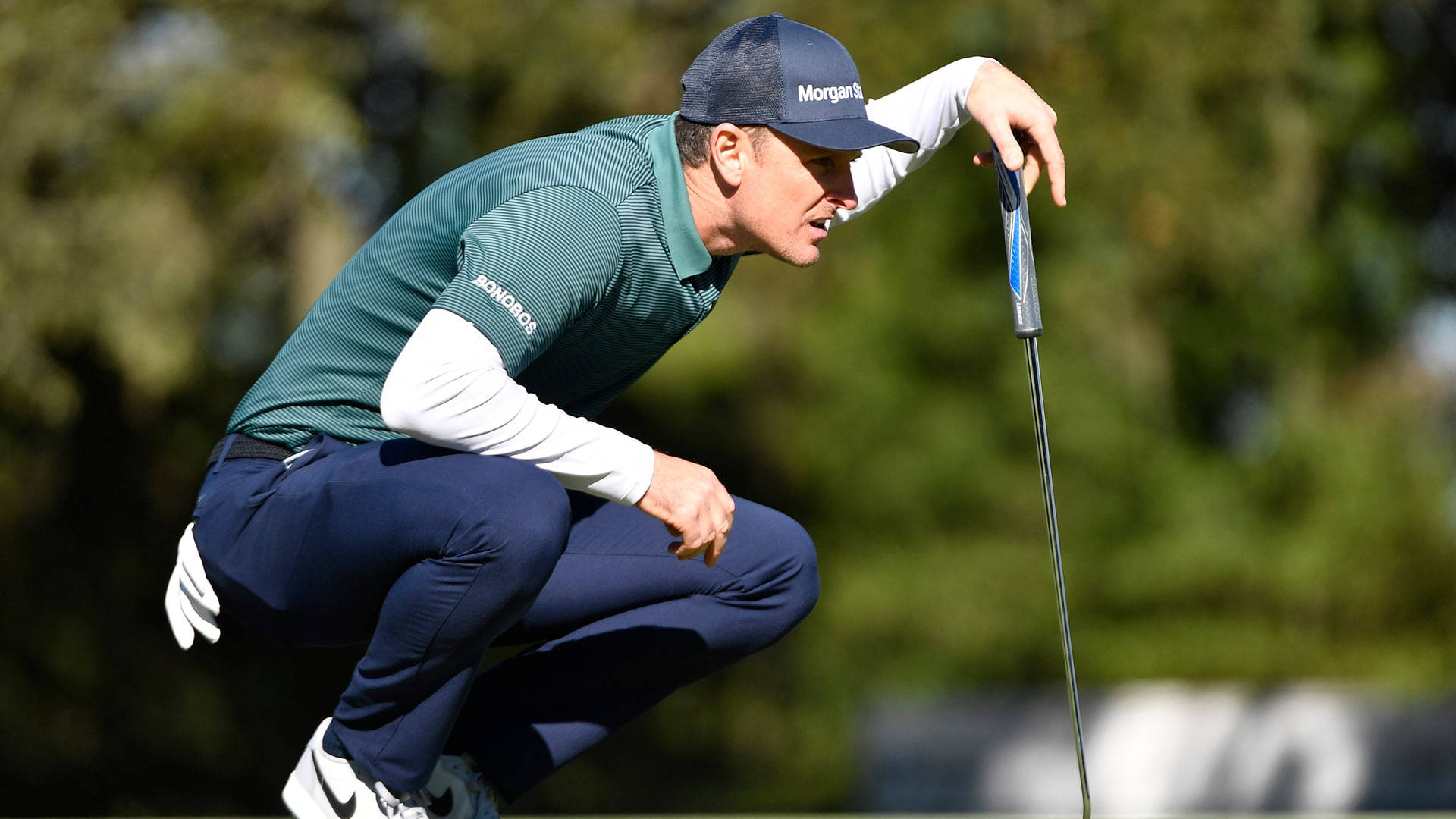 Justin Rose, golfer, sunlit course, Full HD Desktop Wallpaper
