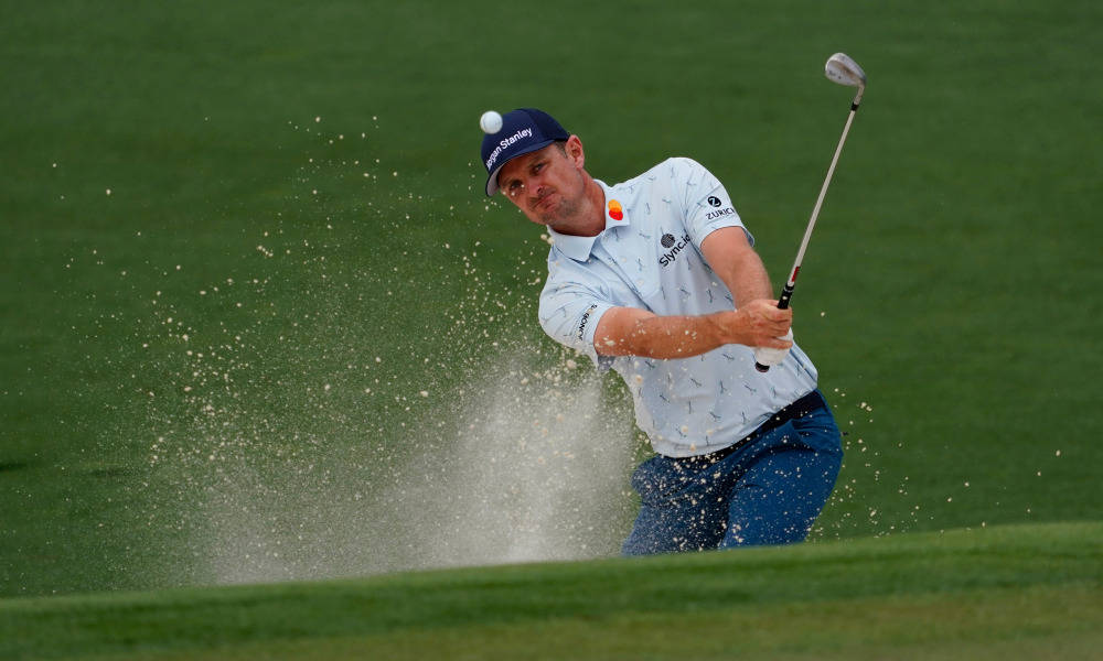 Justin Rose, golfer, swing, SD Desktop Wallpaper