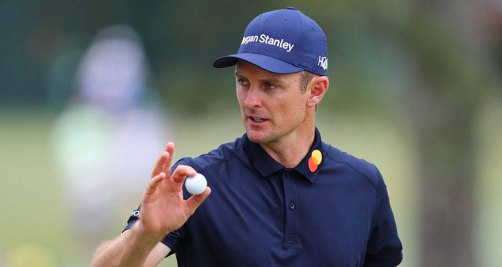 Justin Rose, golf ball, navy cap, SD Desktop Wallpaper