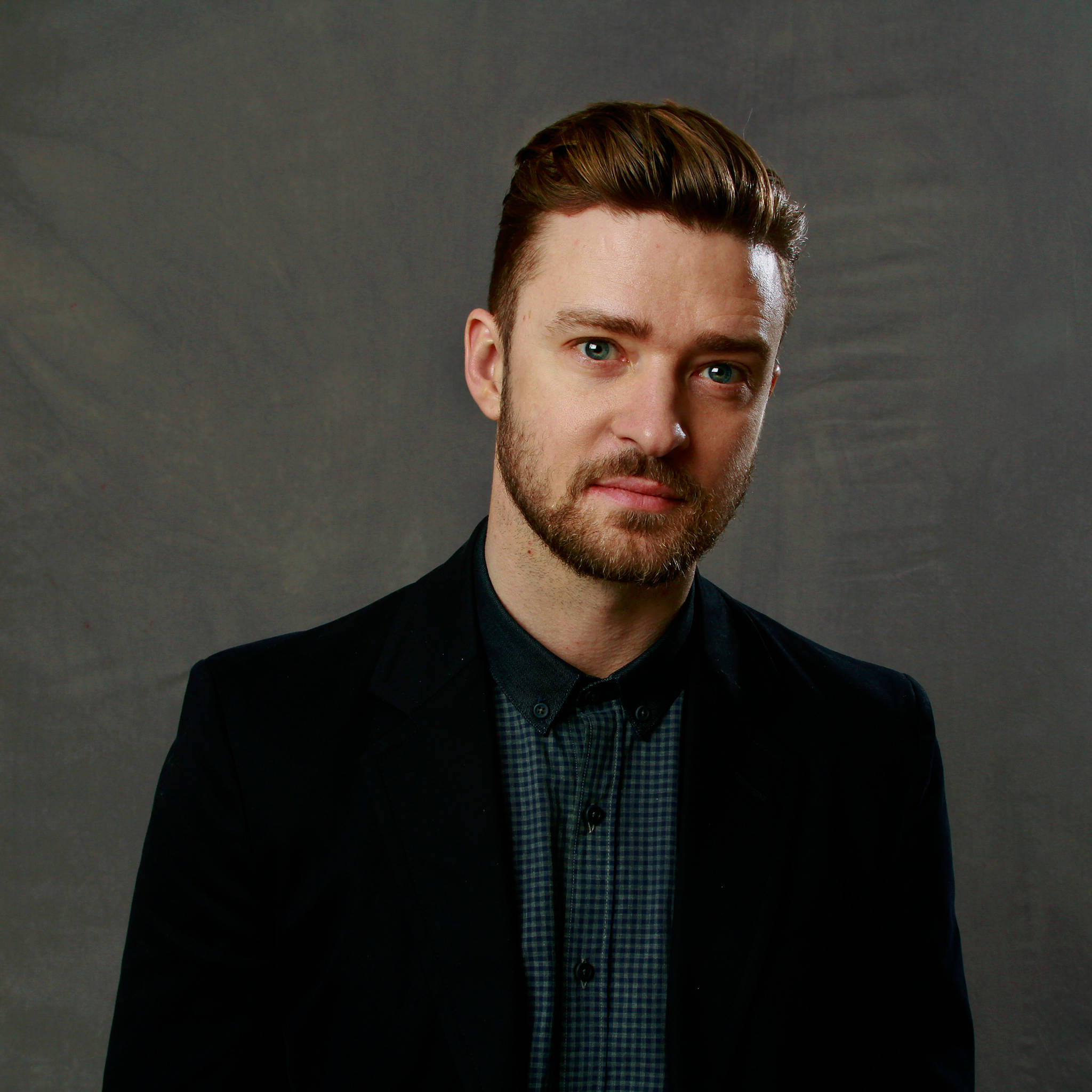 Justin Timberlake, golden slick hair, dark blazer, Full HD Desktop Wallpaper