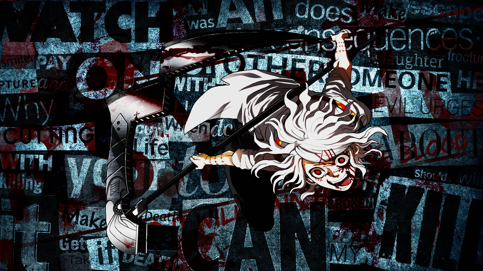 Juuzou Tokyo Ghoul, 4K, white-haired anime character, Full HD Desktop Wallpaper